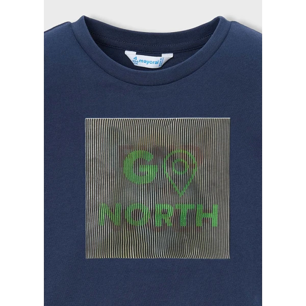 MAYORAL  LONG-SLEEVE T-SHIRT INTERACTIVE BLUE 