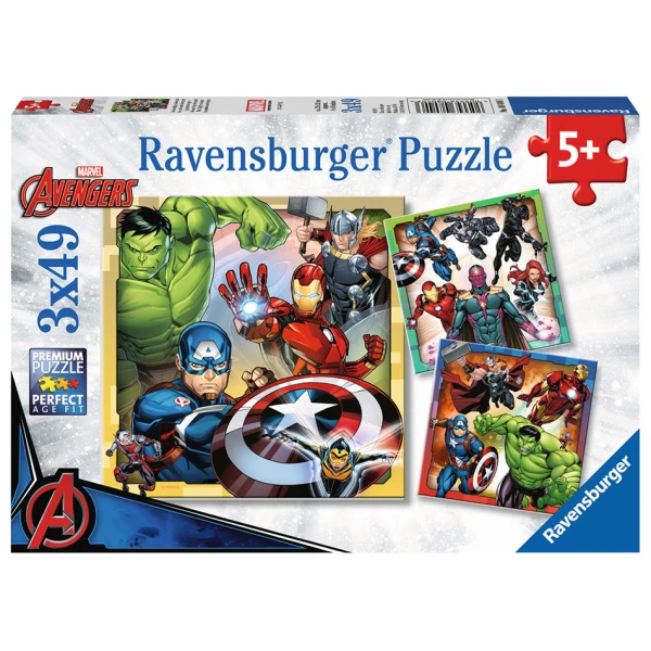 RAVENSBURGER PUZZLE 3Χ49 pcs. AVENGERS
