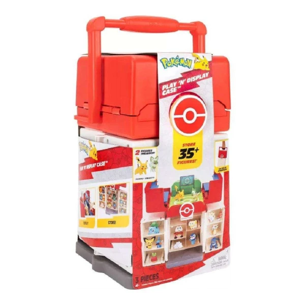 POKEMON ΤΣΑΝΤΑ ΜΑΧΗΣ PLAY N\' DISPLAY ΜΕ 2 ΦΙΓΟΥΡΕΣ