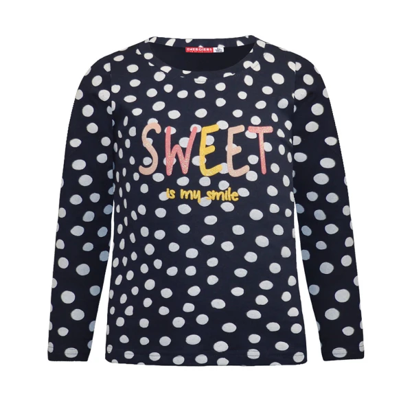 ENERGIERS BEBE GIRL BLOUSE NAVY BLUE
