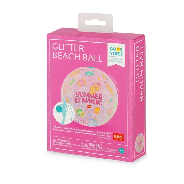 LEGAMI BEACH BALL 40 cm GLITTER SUMMER IS MAGIC