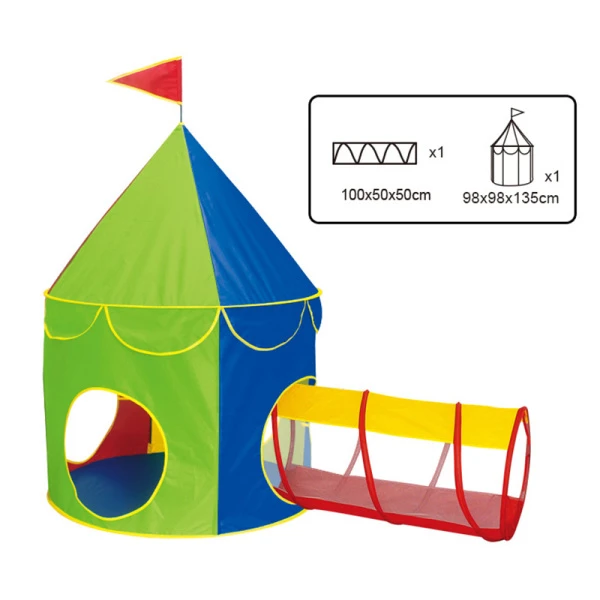 CIRCULAR TENT WITH TUNNEL