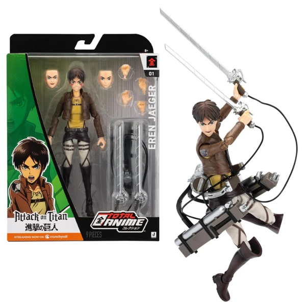TOTAL ANIME - ΦΙΓΟΥΡΑ ΔΡΑΣΗΣ 16εκ. ΜΕ ΑΞΕΣΟΥΑΡ W1 EREN JAEGER