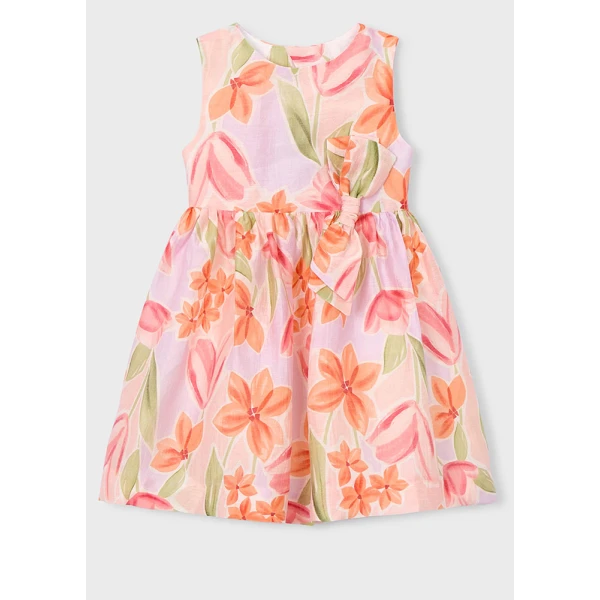 MAYORAL DRESS WITH PRINTS SOFT PINK