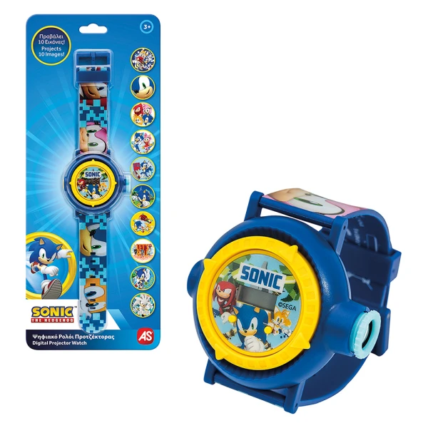 AS ΠΑΙΔΙΚΟ ΨΗΦΙΑΚΟ ΡΟΛΟΙ ΠΡΟΤΖΕΚΤΟΡΑΣ SONIC ΓΙΑ 3+ ΧΡΟΝΩΝ