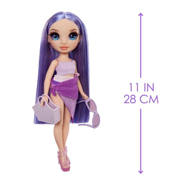 RAINBOW HIGH SWIM & STYLE FASHION ΚΟΥΚΛΑ VIOLET (PURPLE)