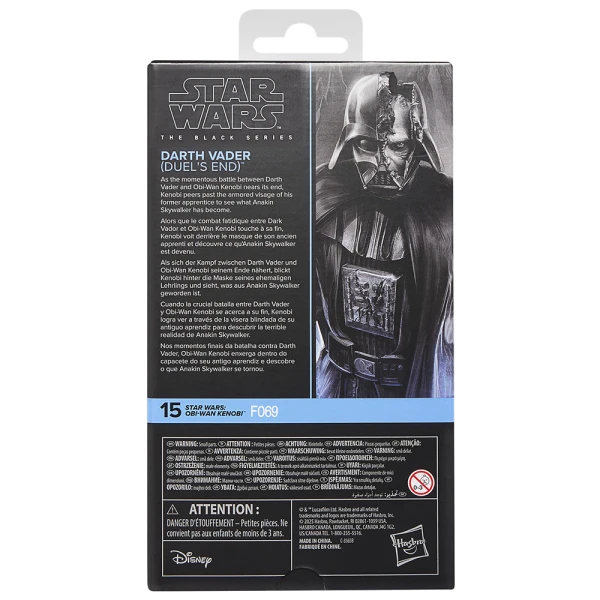 STAR WARS THE BLACK SERIES FIGURE DARTH VADER DUELS END