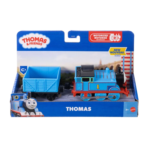 THOMAS THE TRAIN NEW MOTORIZED TRAIN WITH WAGON - THOMAS