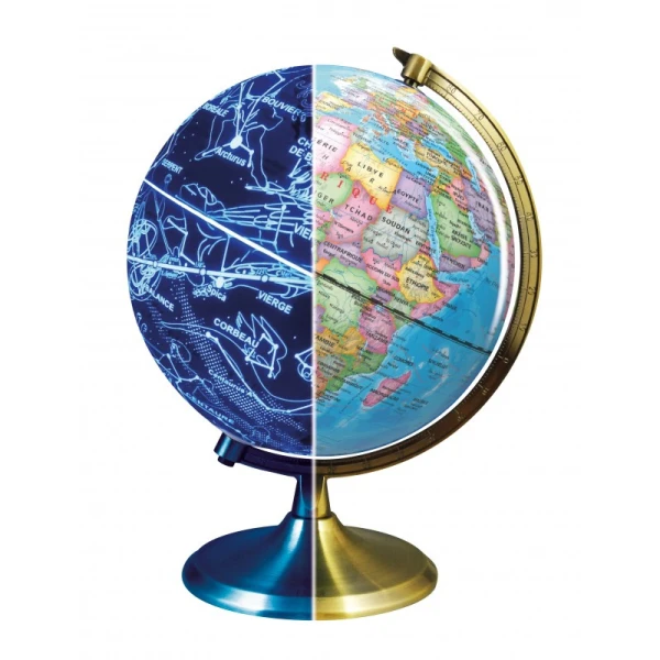 DAY & NIGHT GLOBE 20 cm USB WITH LED