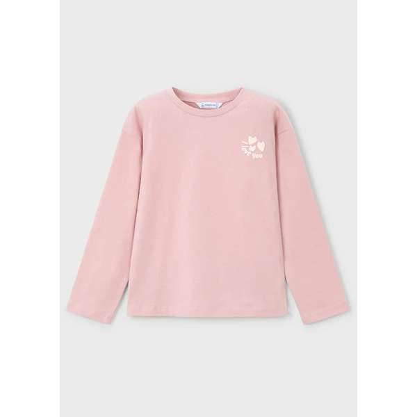 MAYORAL LONG-SLEEVE T-SHIRT PINK 