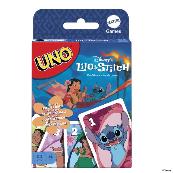 ΕΠΙΤΡΑΠΕΖΙΟ ΚΑΡΤΩΝ UNO LILO & STITCH