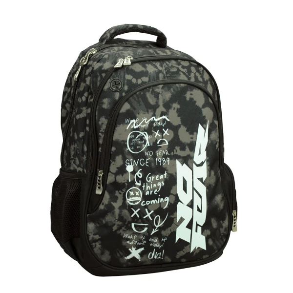 BACK ME UP OVAL BACKPACK NO FEAR DOODLES