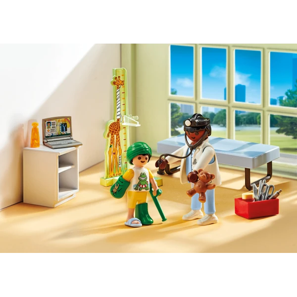 PLAYMOBIL ACTION HEROES PEDIATRICIAN WITH TEDDY BEAR