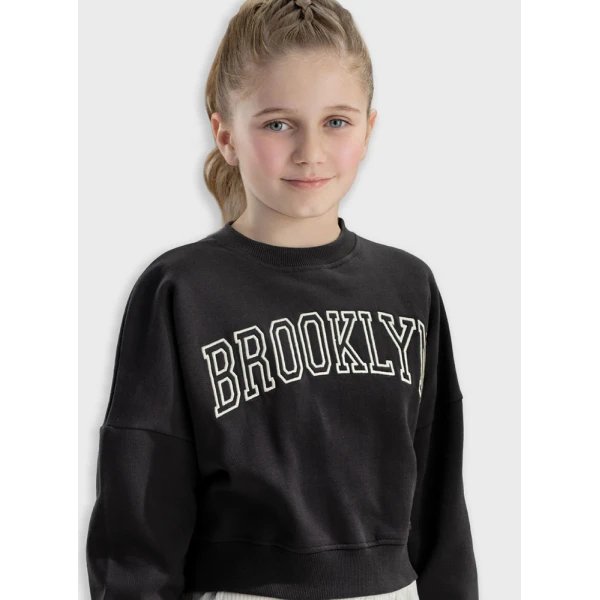 ENERGIERS BLOUSE GIRL CHARCOAL