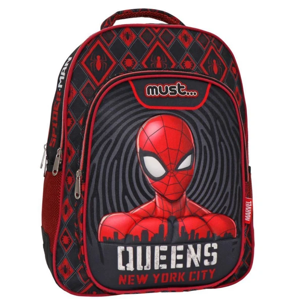 MUST ΤΣΑΝΤΑ ΠΛΑΤΗΣ 32X18X43 εκ. 3 ΘΗΚΕΣ SPIDERMAN QUEENS NEW YORK CITY