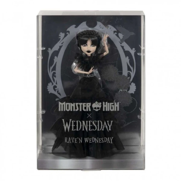 MONSTER HIGH COLLECTIBLE DOLL WEDNESDAY RAVEʼN DRESS