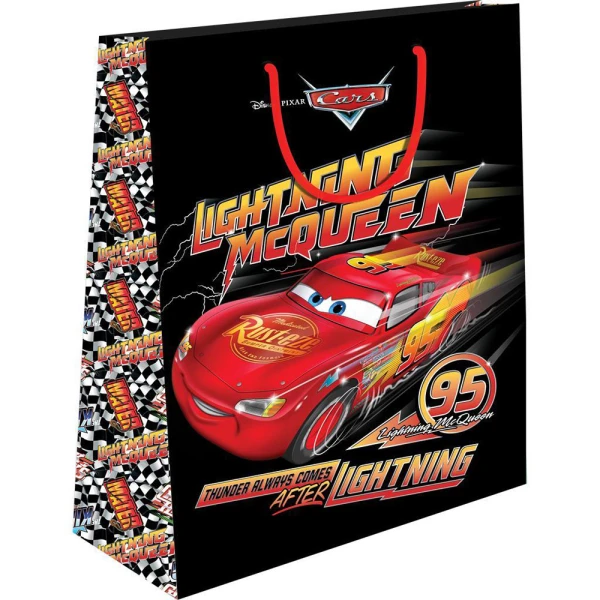 PAPER GIFT BAG 33X12X45 cm CARS - 2 DESIGNS