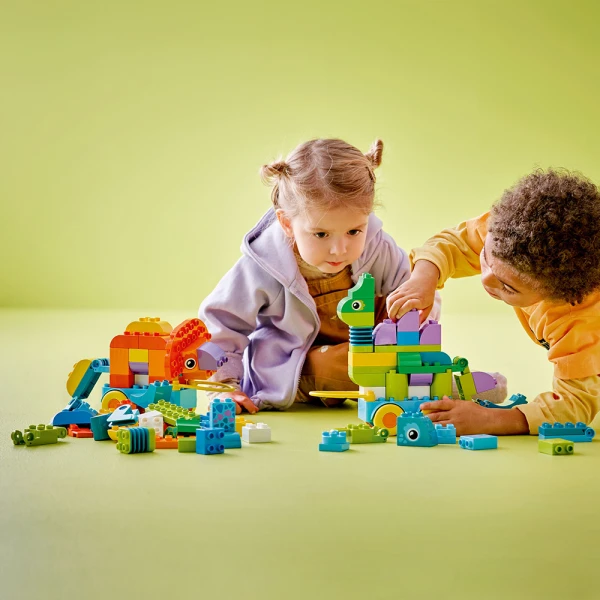 LEGO® DUPLO® TOWN 3ΣΕ1 ΔΕΙΝΟΣΑΥΡΟΙ ΣΕ ΤΡΟΧΟΥΣ