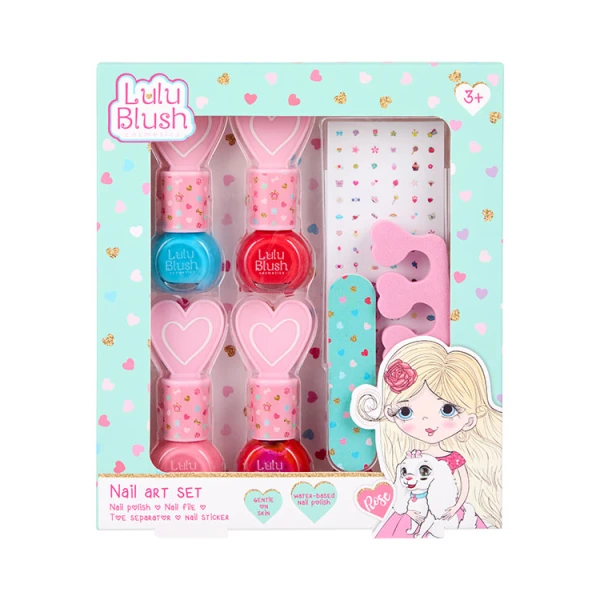 LULU BLUSH ΠΑΙΔΙΚΟ ΣΕΤ ΝΥΧΙΩΝ ΒΑΣΗ ΝΕΡΟΥ