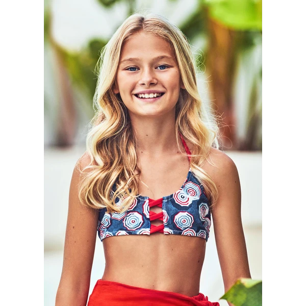 MAYORAL BIKINI UMBRELLS DARK LILAC