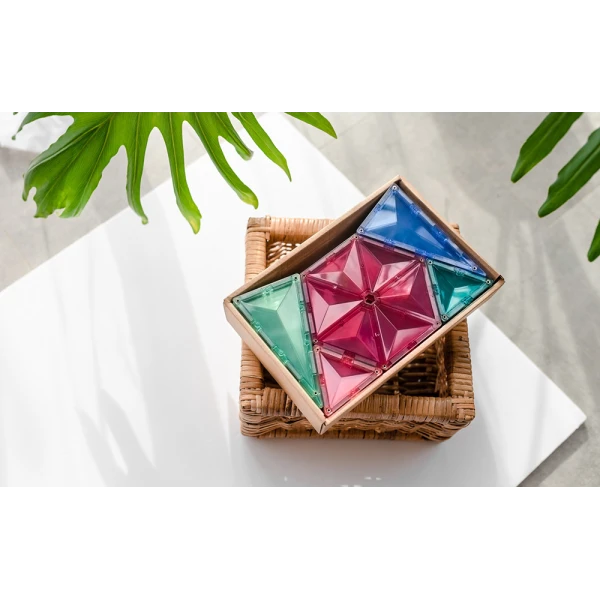 CONNETIX MAGNETIC TILES PASTEL GEOMETRY PACK 40 pcs