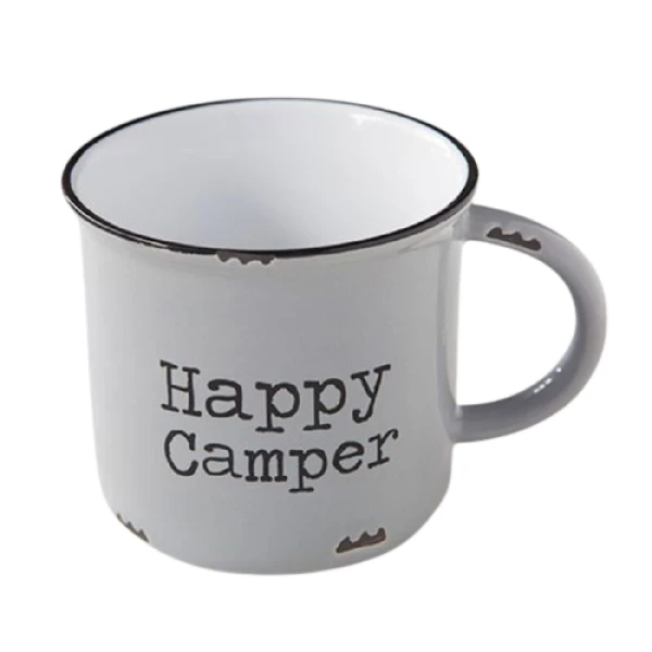 NATURAL LIFE ΚΕΡΑΜΙΚΗ ΚΟΥΠΑ 470ml CAMP HAPPY CAMPER