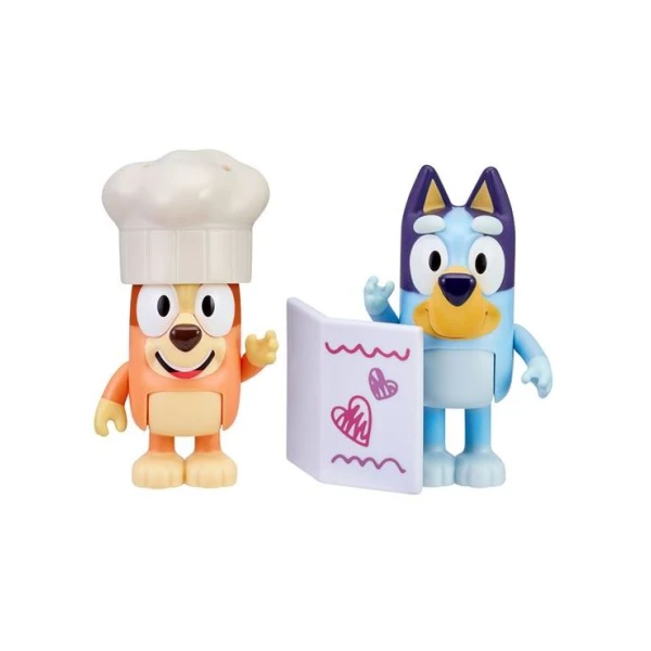 BLUEY S2 FIGURES 2 PACK W4 - 2 DESIGNS