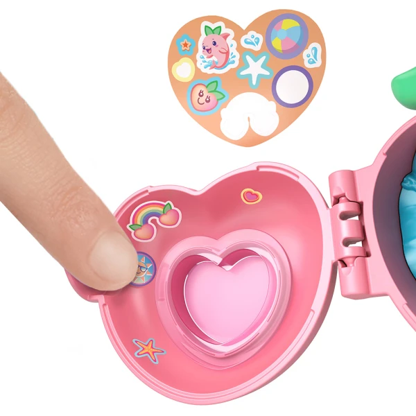 POLLY POCKET MINI ΣΕΤΑΚΙΑ ΜΕ ΦΡΟΥΤΑΚΙΑ - ΡΟΔΑΚΙΝΟ