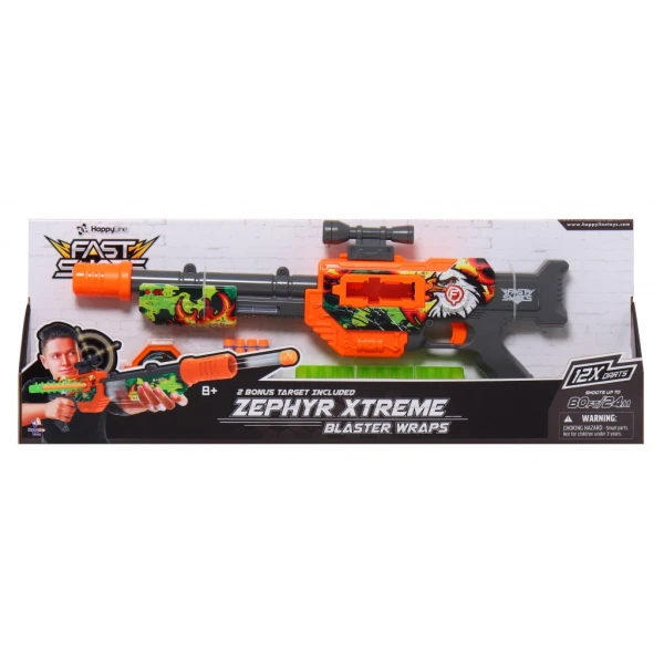 FAST SHOTS BLASTER WRAPS ZEPHYR XTREME ΜΕ 12 ΑΦΡΩΔΗ ΒΕΛΑΚΙΑ 