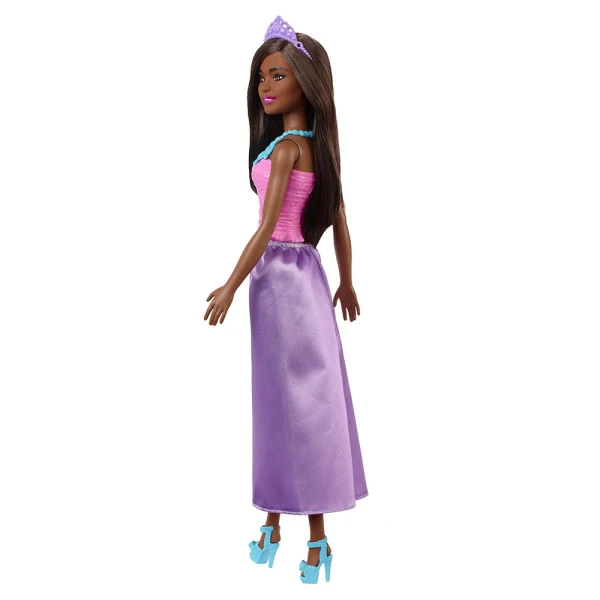 ΚΟΥΚΛΑ BARBIE ΠΡΙΓΚΙΠΙΚΟ ΦΟΡΕΜΑ ΡΟΖ-ΜΩΒ