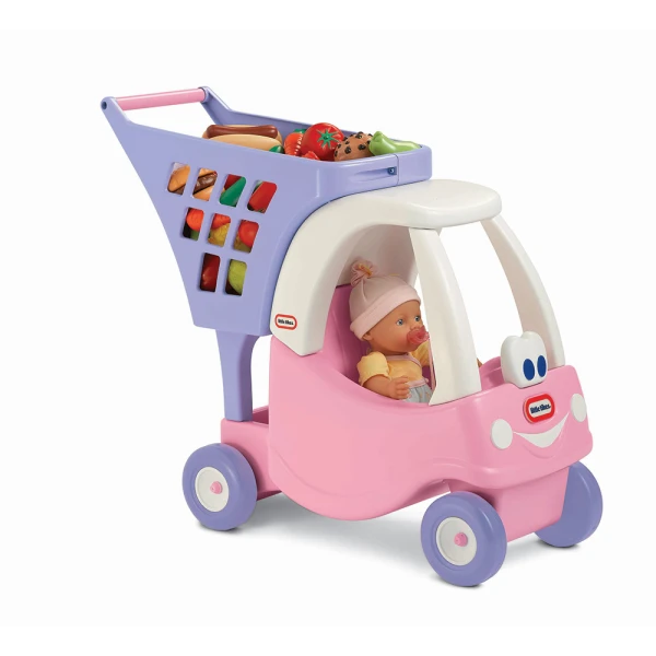 LITTLE TIKES COZY COUPE PRINCESS SHOPPING CART