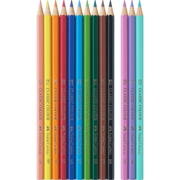 FABER-CASTELL ΣΕΤ 13 ΕΞΑΓΩΝΕΣ ΞΥΛΟΜΠΟΓΙΕΣ ΜΟΝΟΚΕΡΟΣ