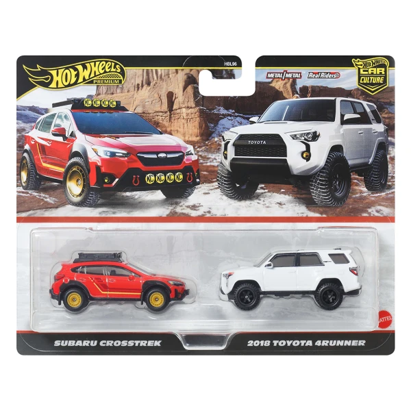 HOT WHEELS ΣΥΛΛΕΚΤΙΚΑ ΑΥΤΟΚΙΝΗΤΑΚΙΑ ΣΕΤ ΤΩΝ 2 - SUBARU CROSSTREK & 2018 TOYOTA 4RUNNER