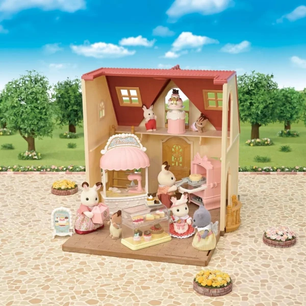 THE SYLVANIAN FAMILIES VILLAGE CAKE SHOP STARTER SET