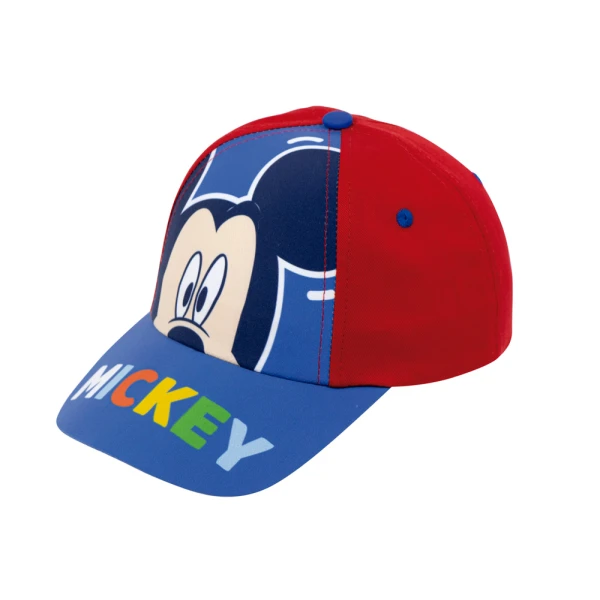 COTTON/PLY HAT MICKEY KIDS 48/51 - RED
