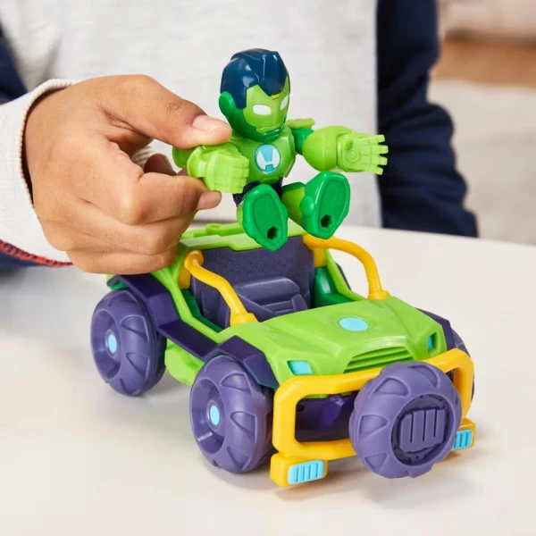 MARVEL IRON MAN AND HIS AWESOME FRIENDS ΟΧΗΜΑ HULK  ΜΕ ΦΙΓΟΥΡΑ