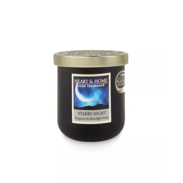 HEART & HOME MEDIUM CANDLE 110g STARRY NIGHT
