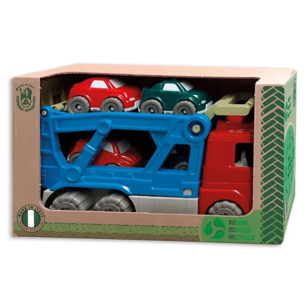 RECYCLED CAR TRANSPORT TRUCK WITH CARS