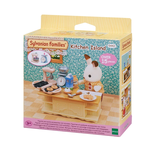 THE SYLVANIAN FAMILIES KITCHEN ISLAND 5442