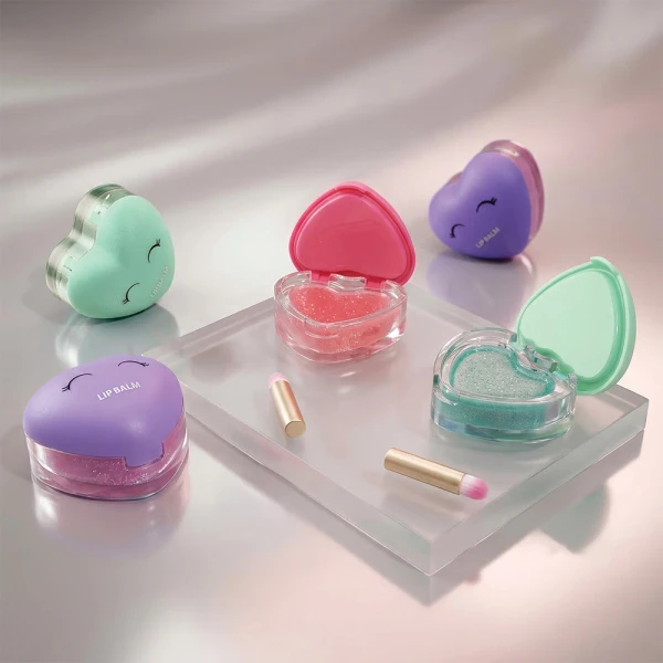 HAPPIHOBBI LIP BALM SPARKLE LOVE - 3 ΣΧΕΔΙΑ