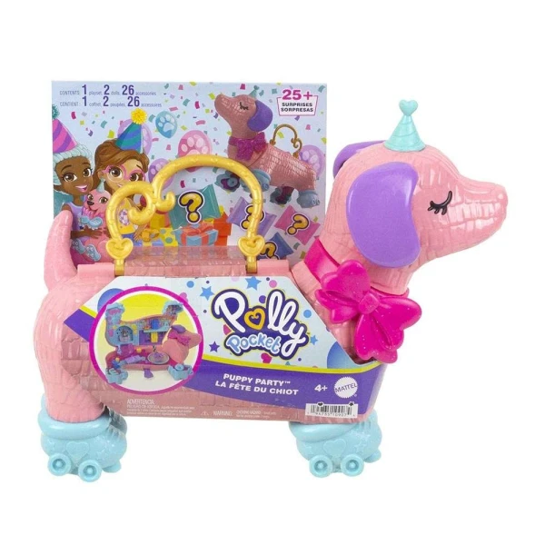 POLLY POCKET ΣΚΥΛΑΚΙ ΠΙΝΙΑΤΑ ΕΚΠΛΗΞΗ ΣΕΤ