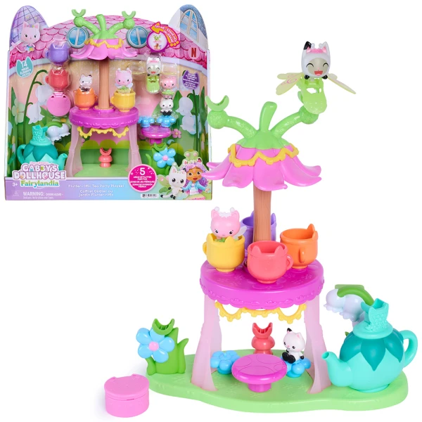 GABBY\'S DOLLHOUSE FAIRYLANDIA ΣΕΤ ΠΑΙΧΝΙΔΙΟΥ FLUTTER-RIFFIC TEA PARTY