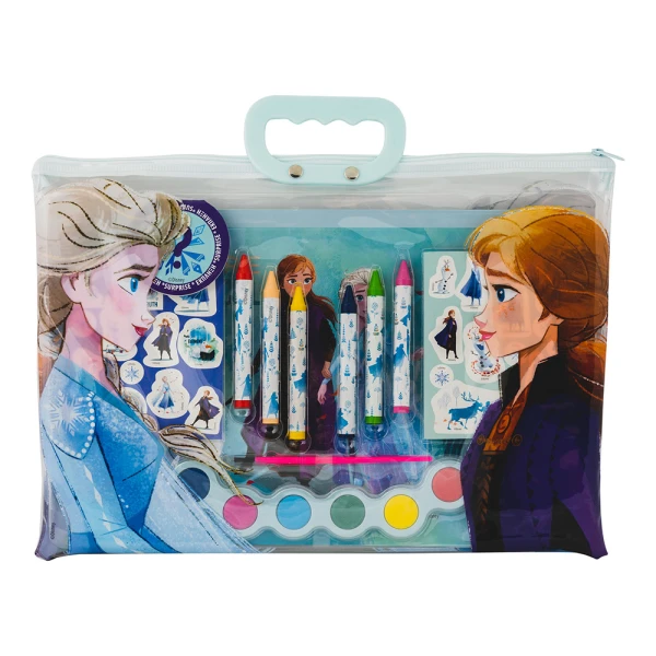 AS ΣΕΤ ΖΩΓΡΑΦΙΚΗΣ DISNEY FROZEN ΣΕ ΔΙΑΦΑΝΗ ΤΣΑΝΤΑ ΓΙΑ 3+ ΧΡΟΝΩΝ