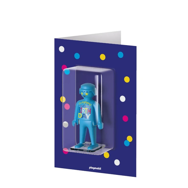 PLAYMOBIL GIFT COLLECTION GREETING CARD HAPPY BIRTHDAY