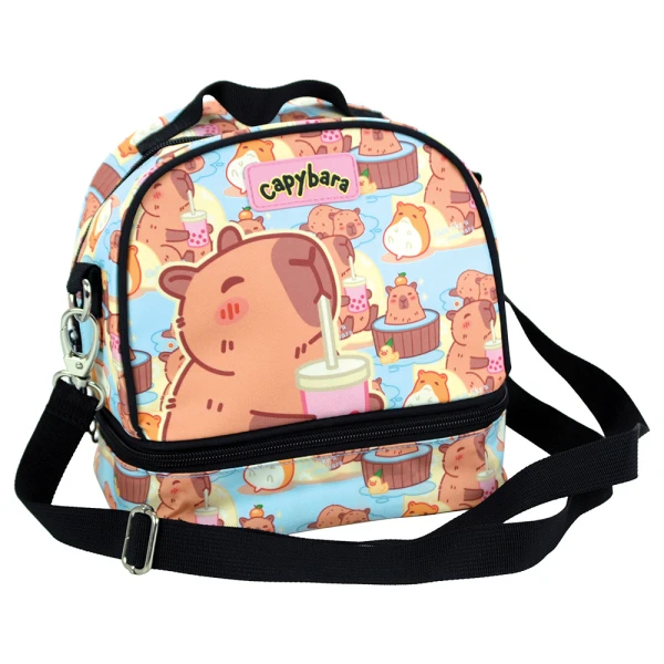 OVAL LUNCH BAG CAPYBARA