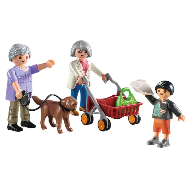 PLAYMOBIL CITY LIFE GRANDPARENTS WITH CHILD