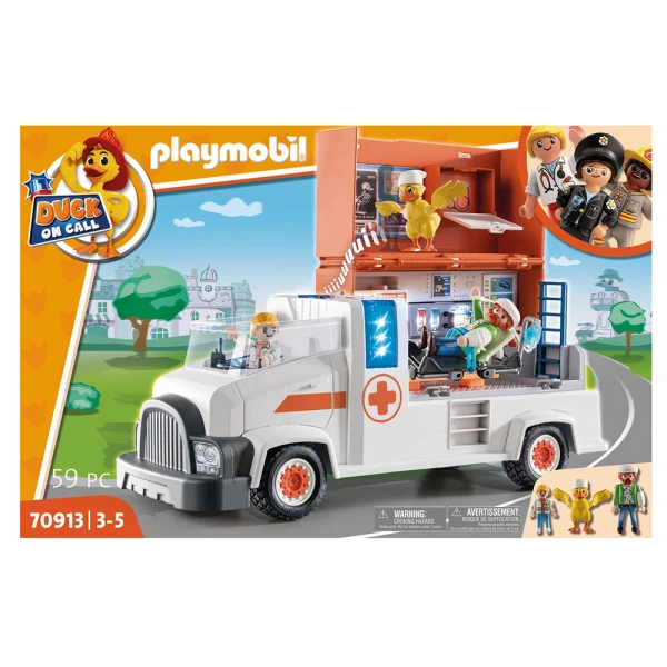 PLAYMOBIL DUCK ON CALL - AMBULANCE