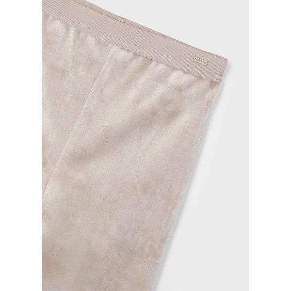 MAYORAL LEGGINGS VELOUR BASIC SEPIA