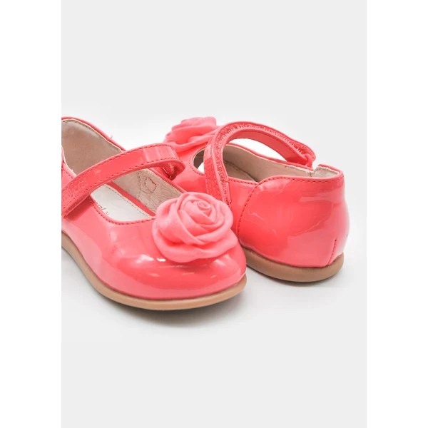 MAYORAL BALLET FLATS PATENT CORAL 