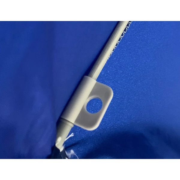SOLART SUN UMBRELLA 220/10 XL, ALUMINUM FRAME, WINDPROOF - BLUE
